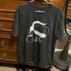 Coffee t shirt size XL